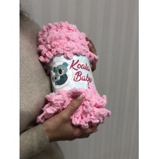 Плюшевая пряжа Koala Baby цвет Розовый 104