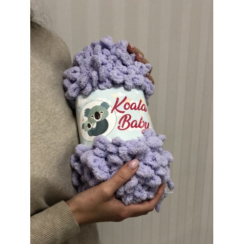 Плюшевая пряжа Koala Baby цвет Лаванда 105