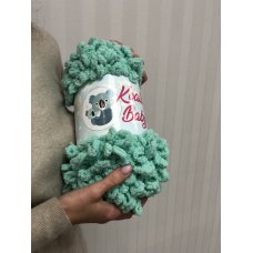 Плюшевая пряжа Koala Baby цвет Мята 107