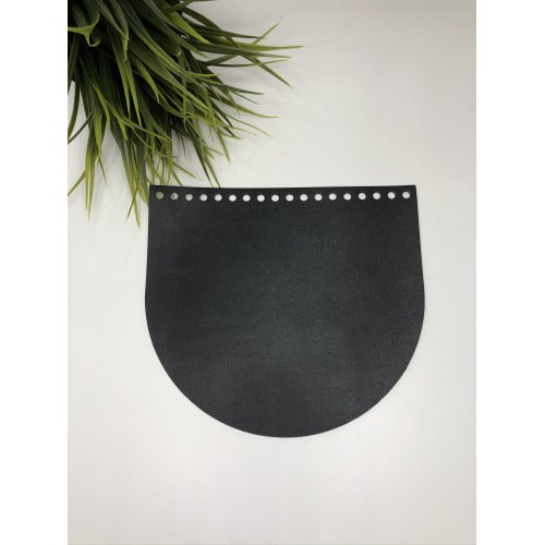 Крышка для сумки из Экокожи Черный 20х18 см