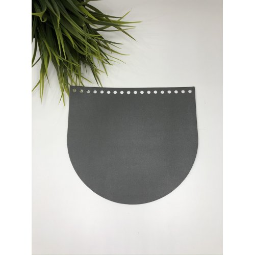 Крышка для сумки из Экокожи Серый 20х18 см