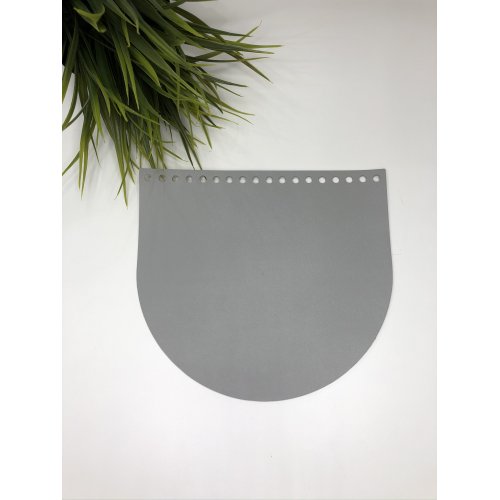 Крышка для сумки из Экокожи Светло-серый 20х18 см