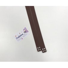 Ручки для шоппера (1 пара) из Экокожи 60 см Шоколад