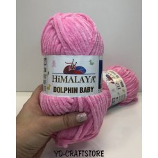 Пряжа Dolphin Baby Himalaya цвет 80309 - Ярко-розовый