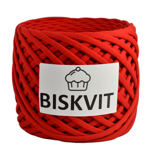 Хлопковая пряжа Бисквит Красный — купить дешево в магазине YD-Craftstore в Москве