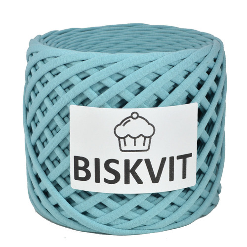 Хлопковая пряжа Бисквит Пыльная мята — купить дешево в магазине YD-Craftstore в Москве