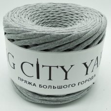 Хлопковая пряжа Big City Yarn Серый меланж