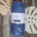 Шнур для вязания хлопковый цвет Джинс
