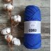 Шнур для вязания хлопковый Синий