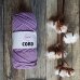 Шнур для вязания хлопковый цвет - Сиреневый