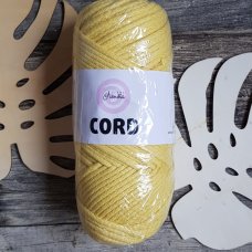 Шнур для вязания хлопковый Желтый