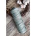 Шнур для вязания полиэфирный Серо-Зеленый