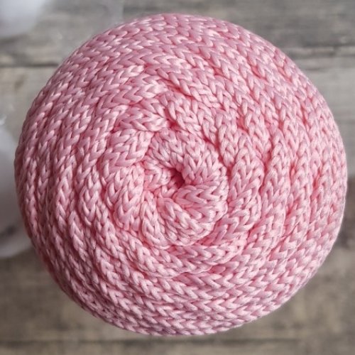 Шнур для вязания полиэфирный Светло-Розовый