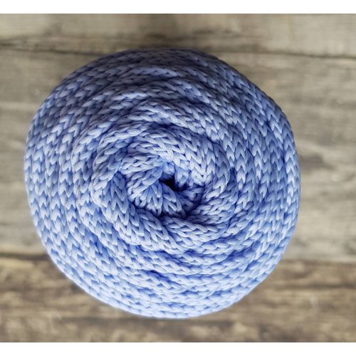 Шнур для вязания полиэфирный Голубой