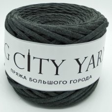 Трикотажная пряжа Big City Yarn Черный меланж
