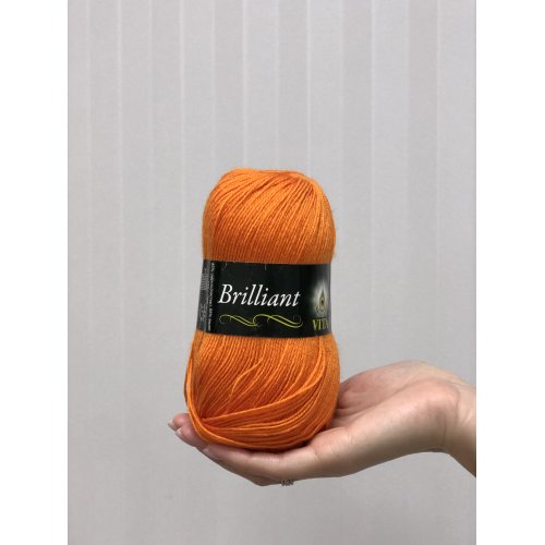 пряжа Vita Brilliant цвет Оранжевый 4999