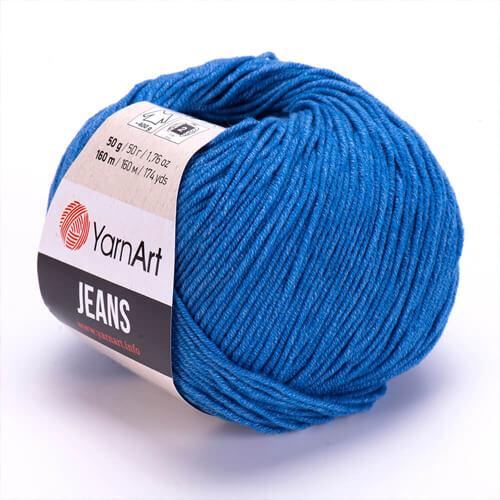 Пряжа YarnArt Jeans 16 цвет Синий
